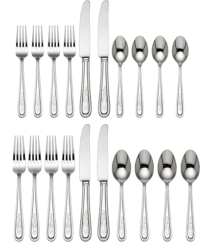 レノックス　カトラリー Amazon.com | LENOX Milbury 74 - piece Flatware Set New in Box 18
